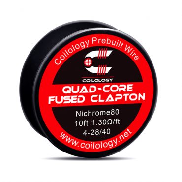 Coilology 10ft Spools/Reels Ni80 Quad Core Fused Clapton