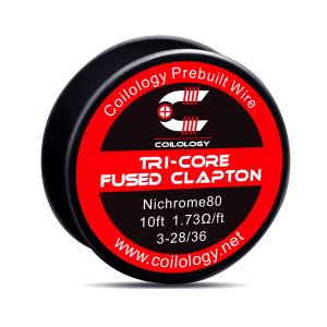 Coilology 10ft Spools/Reels Ni80 Tri Core Fused Clapton