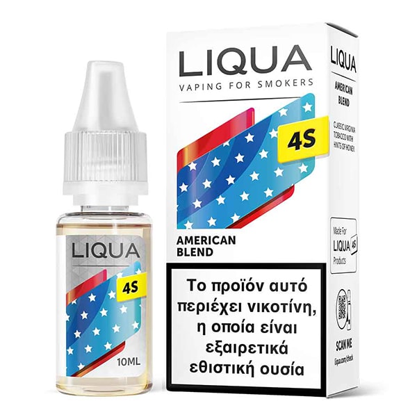 Liqua 4S - American Blend Hybrid Salt 10ml 20mg